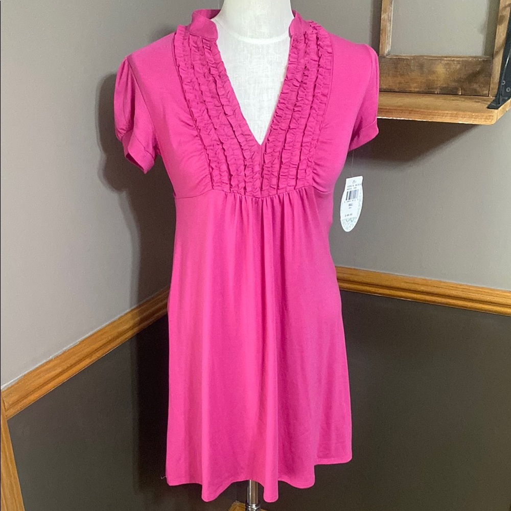 Speechless pink v neck short sleeve Dress size small